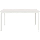  Jedilna miza Bela 150 x 90 x 75 cm Masivno borovo les, (5000268938) | Shoptok.si