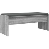  Klupa za hodnik s jastukom Siva Sonoma 103 x 38 x 40 cm | shoptok.hr