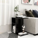 vidaXL Bočni stolić crni 50 x 30 x 50 cm od iverice Cijene