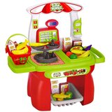  Supermarket na postolju za igru sa raznim dodacima - crveno/zelena | Shoptok.si