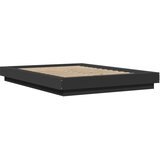  Okvir kreveta crni 120 x 200 cm od konstruiranog drva | Eponuda.ba