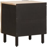  Noćni ormar 2 pcs Bijelo 40 x 33 x 46 cm Čvrsto drvo manga | Eponuda.ba