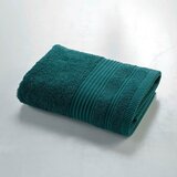 Douceur d intérieur Temno zelena bombažna brisača iz frotirja 50x90 cm Tendresse – Cene