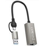 XO HUB018 USB to Type-C 2-in-1 RJ45 hub 2in1 Cijene