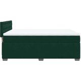  Krevet s oprugama i madracem tamnozeleni 140x190 cm baršunasti | shoptok.hr