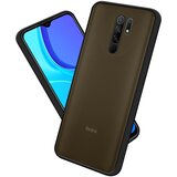 Cadorabo Case, združljiv z Xiaomi v zamrznjenih črnih - rdečih tipkah - hibridni zaščitni pokrov s silikonom TPU in Matt Plastic Back, (20565554) | Shoptok.si