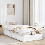 vidaXL Otomanski posteljni okvir brez vzmetnice bel 100x200 cm Cene