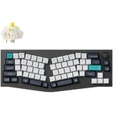 KEYCHRON Q8 Max (Alice Layout) QMK/VIA Brezžična Mehanska Tipkovnica, Bluetooth / 2.4 GHz, Banana Tactile Switch, US Layout, Q8M-M4, (21733256) | Shoptok.si