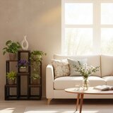 springos stalak za cvijeće sa 6 polica, drvo i metal, 51 x 34 x 67 cm | shoptok.hr