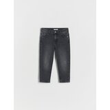 Reserved - Rastezljive regular traperice - crno | shoptok.hr