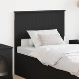vidaXL Vzglavje z vzglavjem Črna Orehovina 80 cm Konstruiran les | Shoptok.si