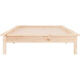  Okvir kreveta 75 x 190 cm za jednu osobu od masivnog drva | shoptok.hr