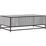 vidaXL Stolić za kavu boja hrasta sonome 100x57x35 cm od drva i metala | shoptok.hr