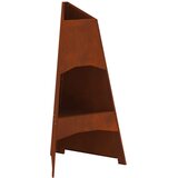 Kamin Smeđa 50 x 50 x 95 cm Čelik otporan na vremenske uvjete | shoptok.hr