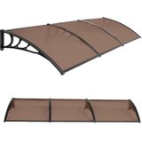  Nadstrešnica Aluminijumska 270x120cm Crna Bronza 5mm | Eponuda.com