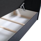 Kondela Boxspring postelja, 180x200, siva, BEST | Shoptok.si