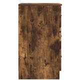vidaXL Nočna omarica Dimljeni hrast 38 x 38 x 66 cm Konstruiran les | Shoptok.si
