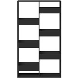 vidaXL Pregrada za prostor črna 100x33x175 cm inženirski les | Shoptok.si