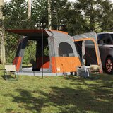 Šator za automobil za 4 osobe sivo-narančasti vodootporni | shoptok.hr