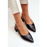 Boto Lacquered Ballerinas On Low Heel With Pointed Toes Black Anarinne | Shoptok.si