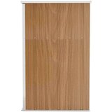 vidaXL Zidno vrtno spremište smeđe 118 x 100 x 178 cm pocinčani čelik | shoptok.hr