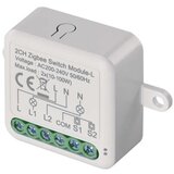  GoSmart stikalni modul IP-2104SZ, ZigBee, 2-kanalni (ne potrebuje žice N) | Shoptok.si