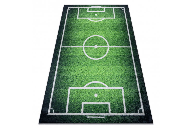 BAMBINO 58690 pralna preproga Nogometno igrišče, nogomet za otroke proti zdrsu - zelena 160x220 cm, (5000176428)
