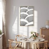  Slika - White Detail (1 Part) Vertical 60x90 U prirodnom drvenom okviru | shoptok.hr