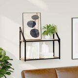 vidaXL Stenska polica artisan hrast 60 x 21 x 51 cm Konstruiran les Cene