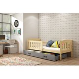  Postelja BMS Kubus + predal 160x80 cm, PINE grafit | Shoptok.si