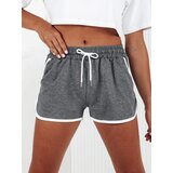 DStreet Dresowe spodenki damskie TOP SPORT ciemnoszare | Shoptok.si