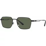 Emporio Armani Sunčane naočale zelena / crna