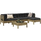 vidaXL 6-dijelni set vrtnih sofa od impregnirane borovine s jastucima | shoptok.hr