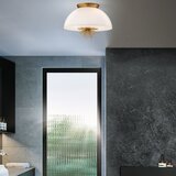  Quoizel STARING-3P-DG-OPAL-Luster na šipci STARING 3xE14/40W/230V pr.45,7cm zlatna | Eponuda.com