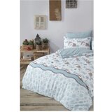 Mila Home Modra posteljnina za zakonsko posteljo/podaljšana z rjuho/4-delna 200x220 cm – | Shoptok.si