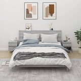  Noćni ormarići 2 kom boja dimljenog smeđi 40x35x50 cm | Eponuda.com