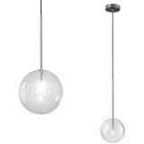 Toolight Stropna viseća svjetiljka staklena kugla 20cm APP1684-1CP | shoptok.hr
