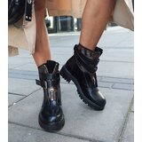 Gemre Black ankle boots with decorative strap Domus | shoptok.hr