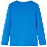  Dječja majica dugih rukava kobaltnoplava 128 | shoptok.hr