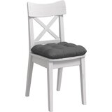  Jastučići za sjedenje 4 pcs Tamno siva 40 x 40 x 12 cm tkanina | shoptok.hr