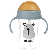 Akuku bočica sa slamkom - medo | shoptok.hr