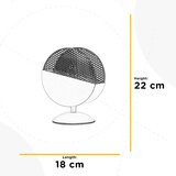 Lesnina XXXL NAMIZNA SVETILKA 5079 ROLLO 18/13/22 cm | Shoptok.si