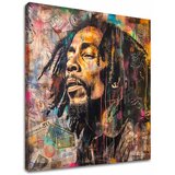 Slika BOB MARLEY - Reggae artist | 100 % izvirni akril poslikan | Shoptok.si