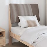  Tapecirani uzglavlje Sivo-smeđa 80 cm Čvrsto borovo drvo | shoptok.hr