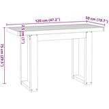  Radni stol NOAIN Noge u obliku slova U puno drvo bor | shoptok.hr