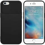 Cadorabo Ohišje, združljiv z Apple v Bonbon Black - Zaščitni pokrov iz fleksibilnega silikona TPU in z zaščito pred kamero, (20593092) Cene