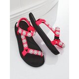 Resti Livia Rosa Sandals – Comfortable Women's Sandals with Pearl Rhinestones | shoptok.hr