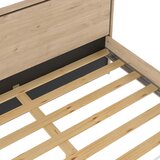 Tvilum Zakonska postelja v hrastovem dekorju z letvenim dnom 160x200 cm v naravni barvi Ry – | Shoptok.si