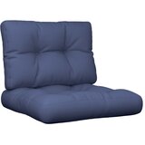  Jastuci za palete 2 kom modri od tkanine Plava 50 x 40 x 12 cm | Shoptok.si
