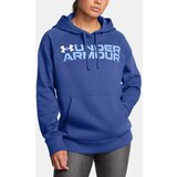 Under Armour Women's sweatshirt Rival Fleece Wordmark Hoodie-BLU - Women's | shoptok.hr